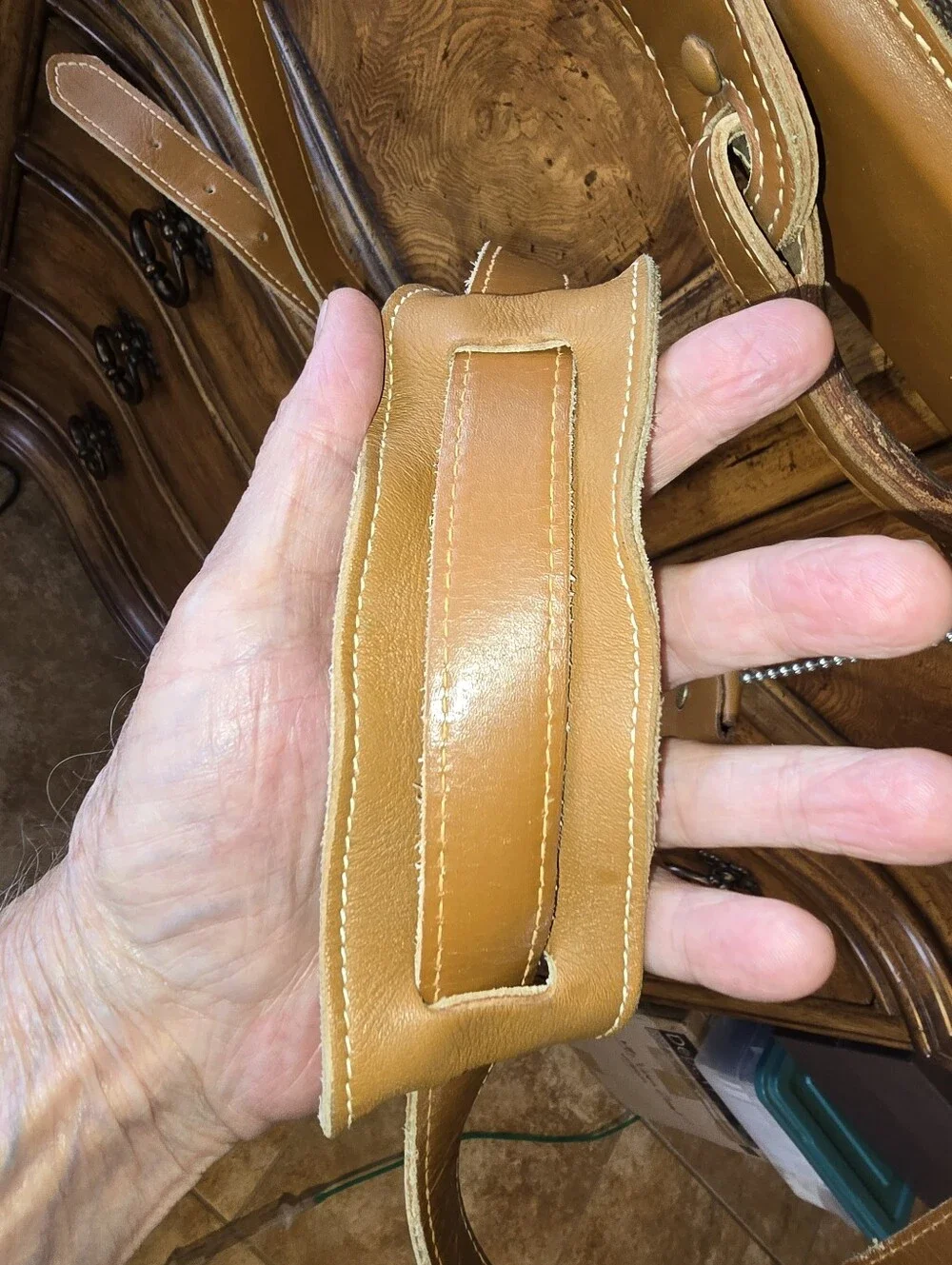 Louis Vuitton Brown Monogram Garment Carrier with Tan Trim